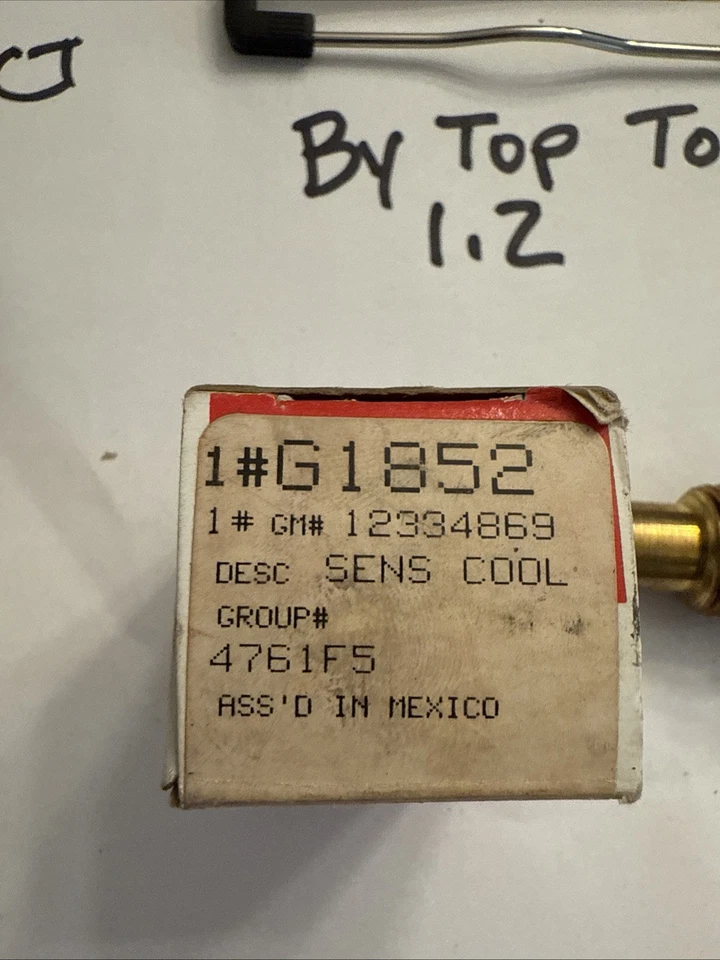 Nuevo transmisor de temperatura genuino AC Delco G1852 12334869 se adapta a varios GM 1953-1981 Foto 2 de 2