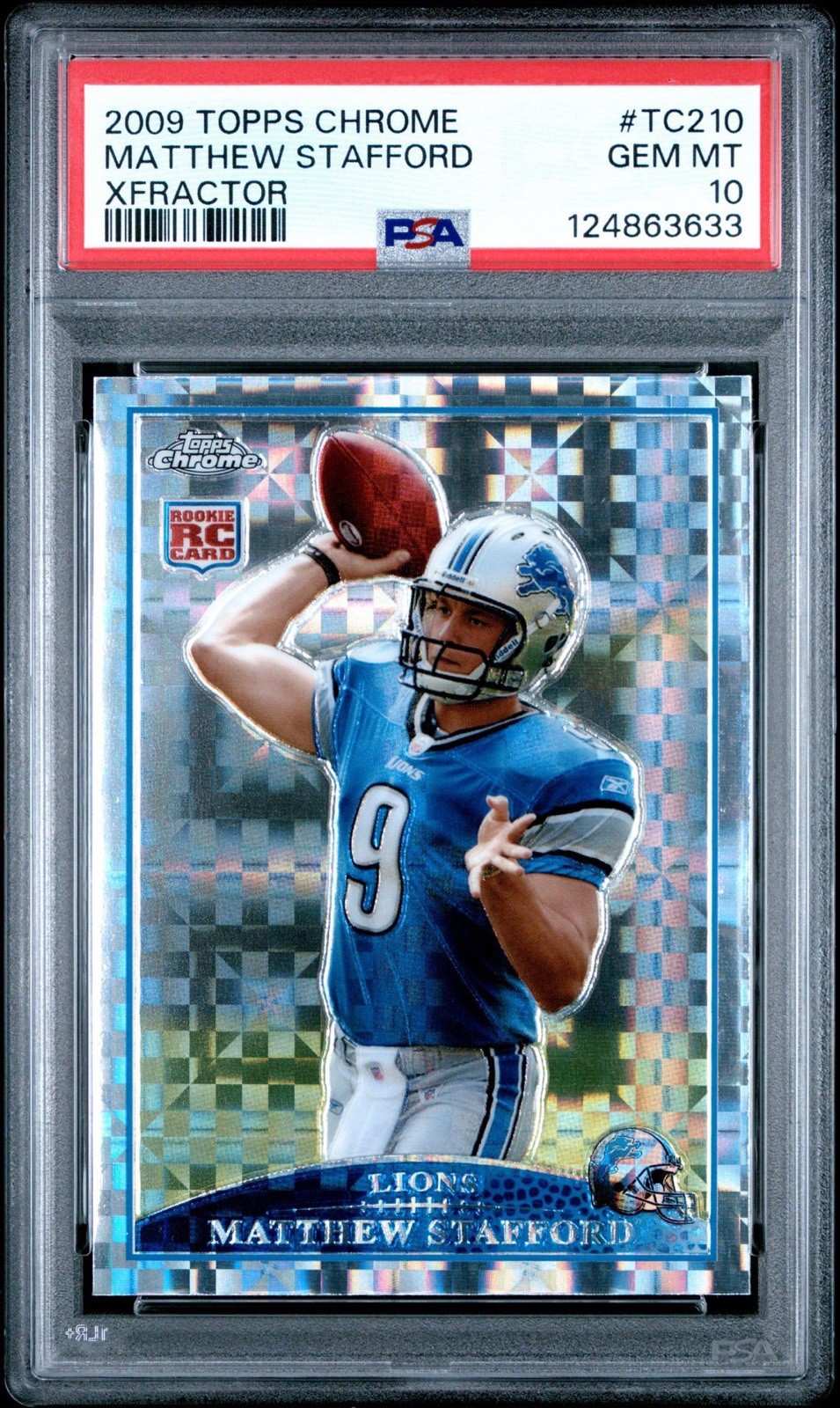 Matthew Stafford Topps Chrome #TC210 Base
