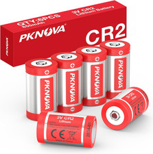 CR2 Battery 6 Pack CR2 3V Lithium Batteries Long Lasting 850Mah 10 Year Shel