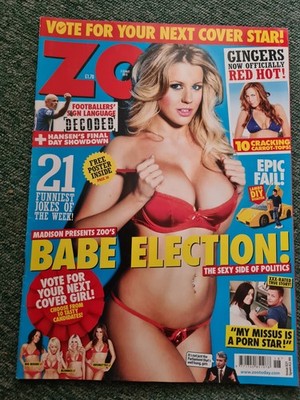 Zoo magazine 2010 Madison Welch cover Very Good condition