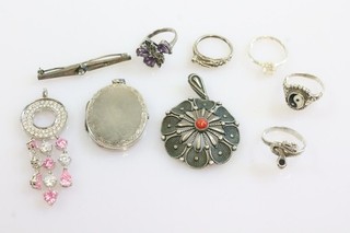 Konvolut Silberschmuck 835er/925er Silber (BX3653)