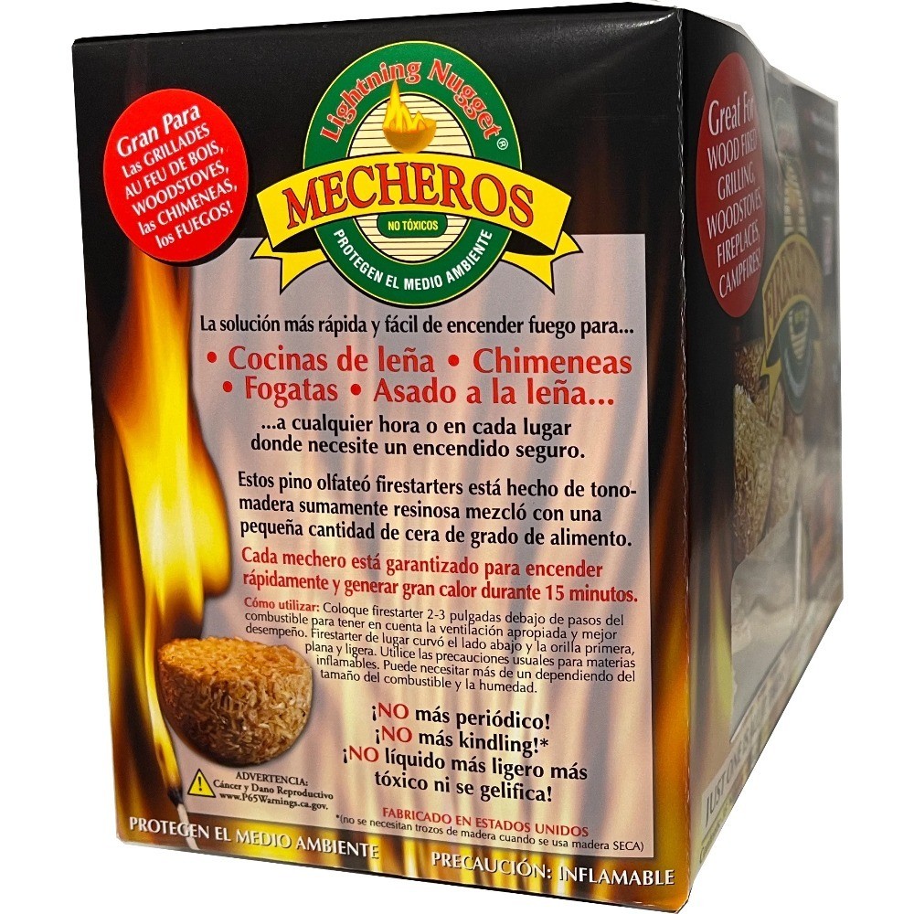 Natural Fire Starters for Indoor Outdoor Fireplaces Camping and Wood Stoves 35