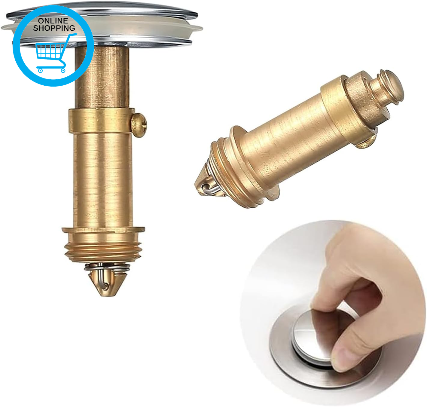 35Mm Pop up Sink Plug Replacement, Universal Basin Sink Plugs Sink Drainer Plug