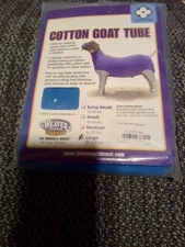 Weaver ~ Livestock ~Cotton Goat Tube ~ Large 85-105 lbs. Blue ~ New