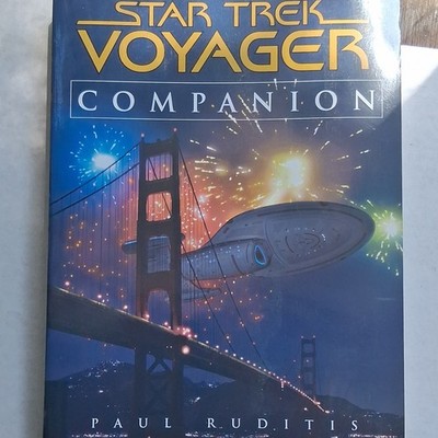 Simon & Schuster Star Trek Voyager Companion Paperback Book, English