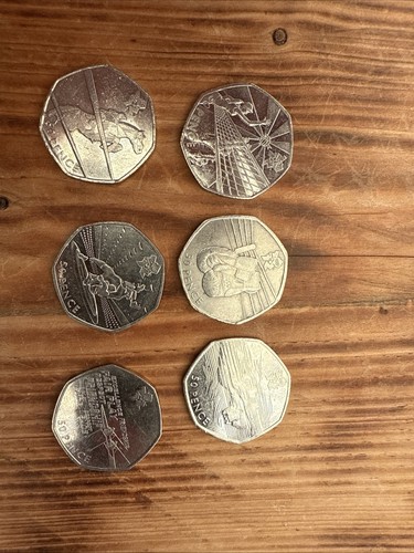 2012 London Olympic Games 50p Coin - Collectible UK Commemorative Coin In Great Condition
