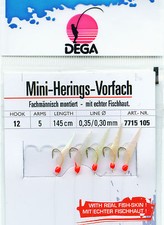 DEGA Heringsvorfach MINI echte Fischhaut 5 Ha...