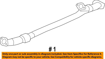 Yumee② MITSUBISHI OEM 07-20 Outlander Exhaust Components-Front Pipe