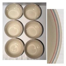 Corelle ENGLISH BREAKFAST Cereal Soup Bowls Light Blue Pink EUC 6.25" SET OF 6