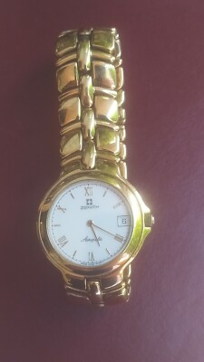 ZENITH ACROPOLIS VINTAGE VERGOLDET Ref.50 7000 333 Top Zustand 