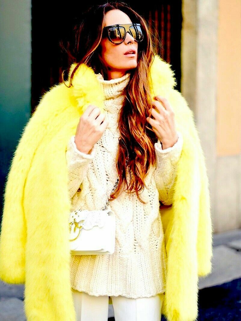 ALTRA ZARA GIACCA INVERNALE MORBIDA E CALDA PELLICCIA SINTETICA GIACCA BLAZER COAT TAGLIA M nuova