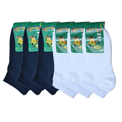 6 Pairs Kids Cotton Thread of Scotland Stretchy Pariscarp Model Socks - Picture 4 of 18