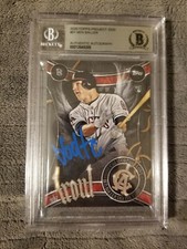 BBDTC Topps Project 2020 Mike Trout Blue Auto Card #51 By Ben Baller Chrome BGS