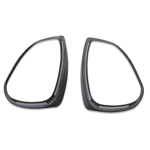 For mazda CX-30 2020-2024 Chrome Side Door Mirror Rain Visor Shield Shade Cover - Picture 5 of 14