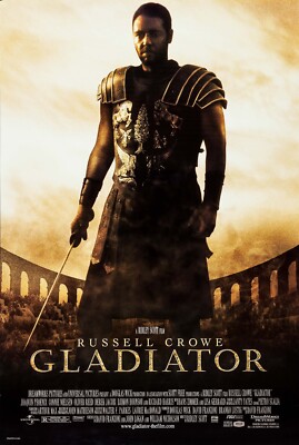 2000 Gladiator Movie Poster 11X17 Russell Crowe Joaquin Phoenix Maximus  