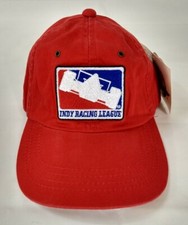 Vintage 90s Outdoor Cap Indy Racing League Strapback USA Men's Cap Hat IRL