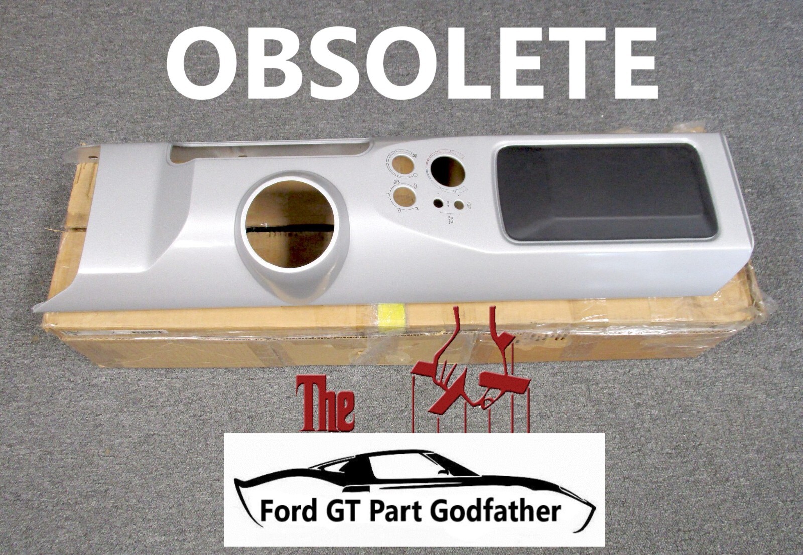 2005,2006 FORD GT GT40 SUPERCAR FACTORY CENTER CONSOLE RESTORED OBSOLETE 05/06