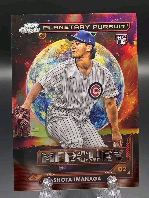 2024 Topps Chrome Cosmic Shota Imanaga Planetary Pursuit Mercury Chicago Cubs