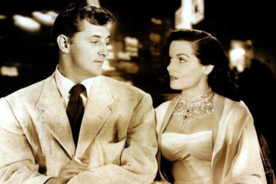 Robert Mitchum und Jane Russell Macao 1952 4x6 FOTO