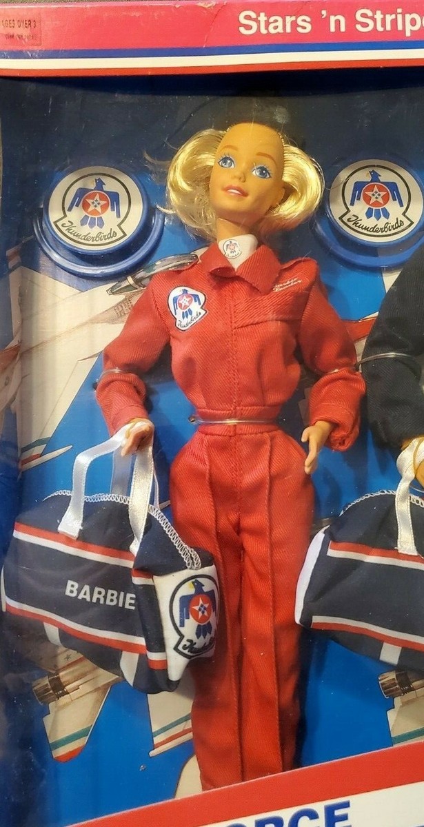 1993 Barbie Ken Doll Set Air Force Stars N Stripes Special Edition  Thunderbirds