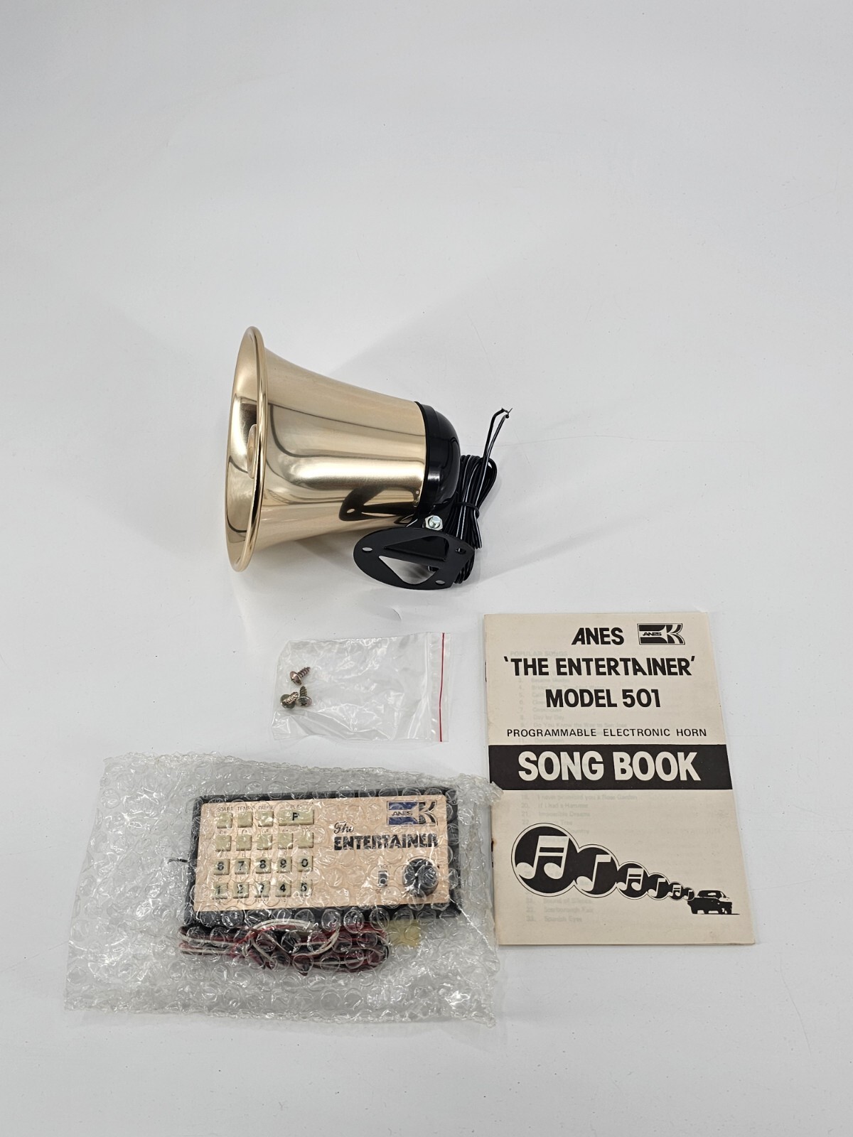 Vintage Electronic Musical Car Horn The Entertainer ANES 501 Compu Horn eBay