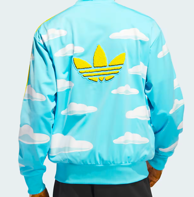 adidas×The Simpsons Firebird トラックトップ XL adidas Men's The Simpsons™ Firebird Bart Graphic Track Jacket - Macy's
