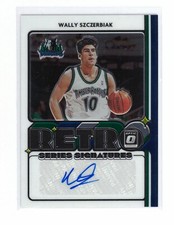 Wally Szczerbiak 2020-21 Panini Donruss Optic Retro Series Signatures Auto /99