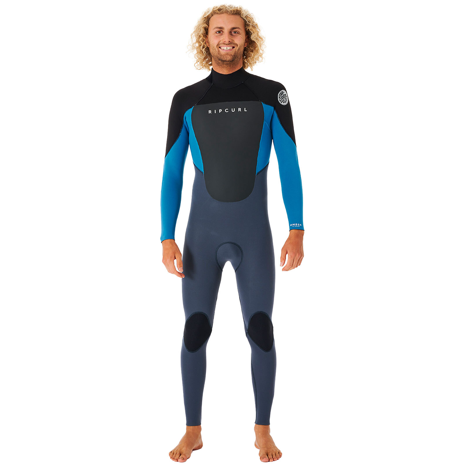 Rip Curl Omega 4/3 GB Bz Steamer Herren-Wetsuit Neo Muta IN Neoprene Blu