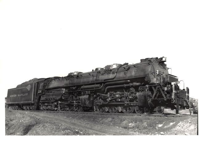 ローレンサイ Marlowe and Waking ED400 Western Maryland 4-6-6-4 M-2 steam locomotive #1206 vintage