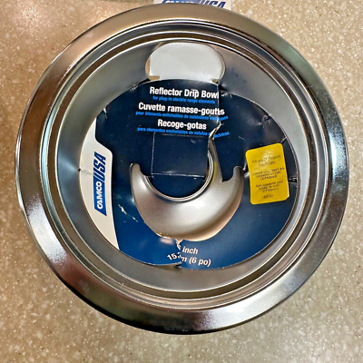 Camco 00403 6" GE/Hotpoint Plug-In Chrome Drip Bowl - Foto 8
