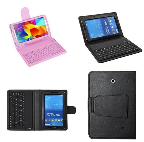Bluetooth Wireless Tastatur für Samsung Galaxy 7"" Zoll Tab 4 T230 Tablet Case - Bild 1 von 7