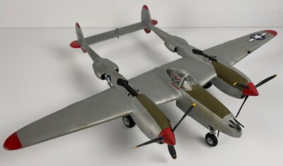 Lockheed P-38J Lighting Dive Bomber 1/48 Scale Model - BUILT | eBay