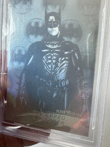 1995 Fleer Ultra DC Comics BATMAN FOREVER 20 Val Kilmer 3D Hologram Card BGS 8.5 - Picture 13 of 15