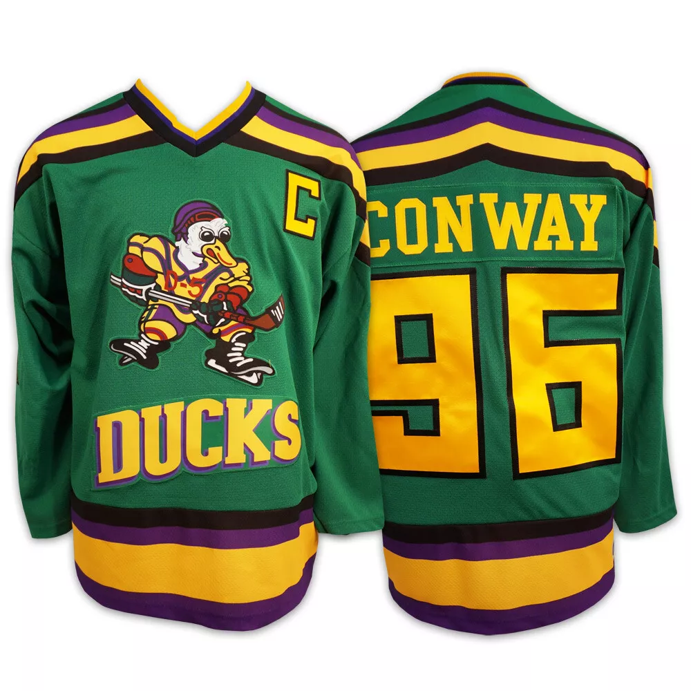 The Mighty Ducks Movie Hockey Jersey Banks Conway Goldberg Blank