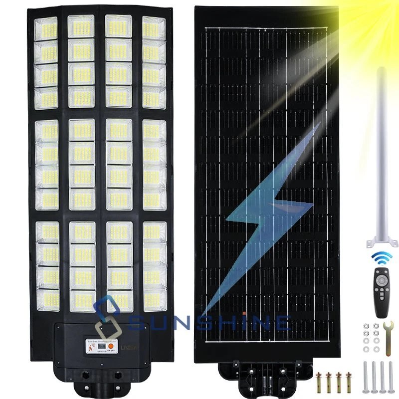 99999900LM LED Brillo Lleno Focos Lampara Sensor De Movimient Solar De Calle Luz - Image 4 of 4