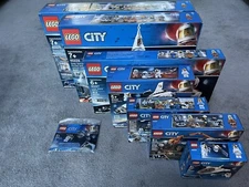 LEGO City Mars Exploration Sets, 8 Sets, New & Sealed