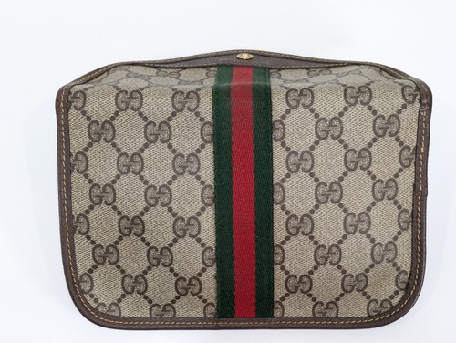 Vintage Gucci mini Pouch Purse Sherry PVC - Picture 16 of 19