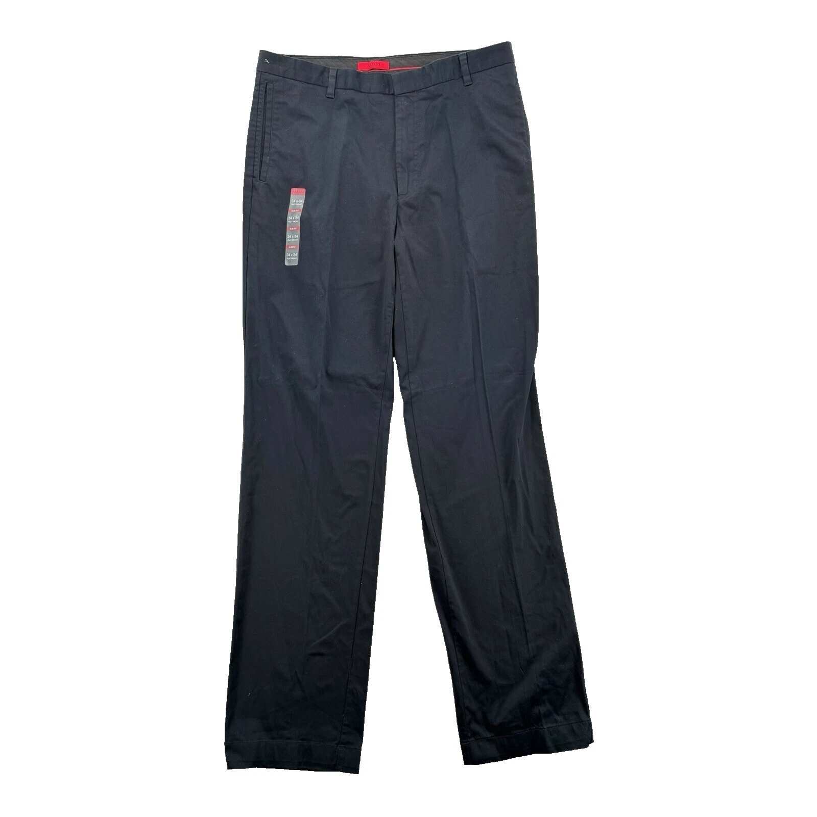 Pantalones Negros De Algodón Alfani para hombres