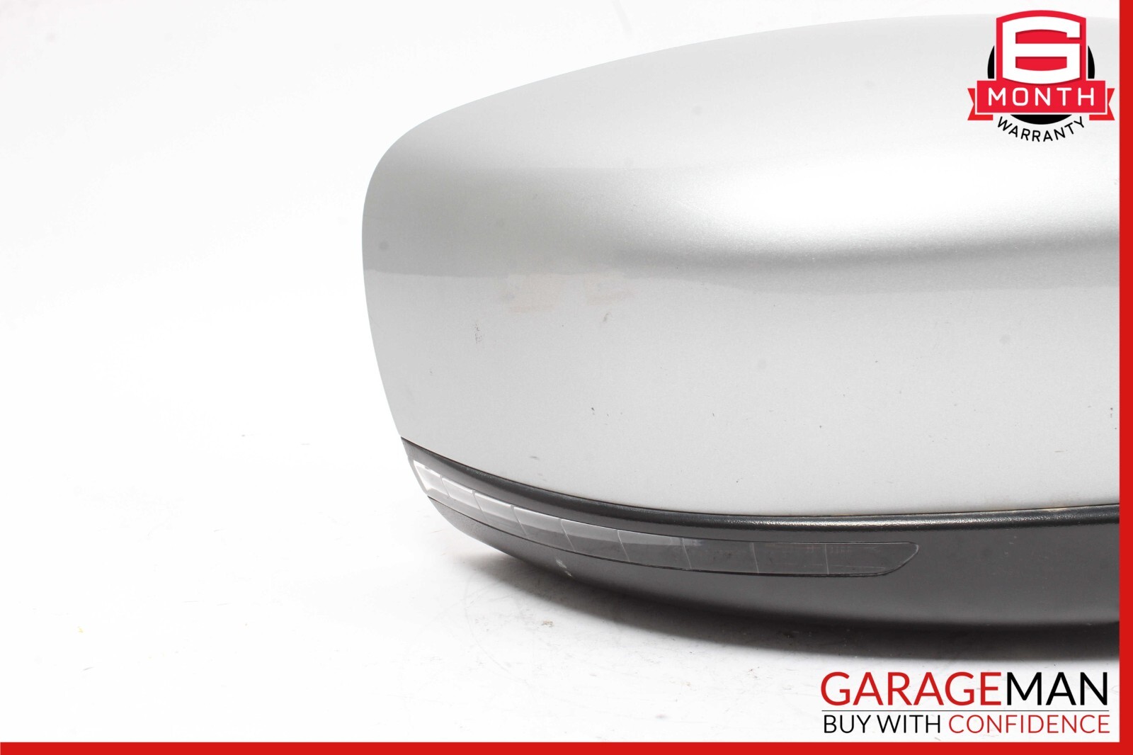 14-17 Maserati Ghibli Front Right Side Mirror Door Rear View Silver/Black OEM