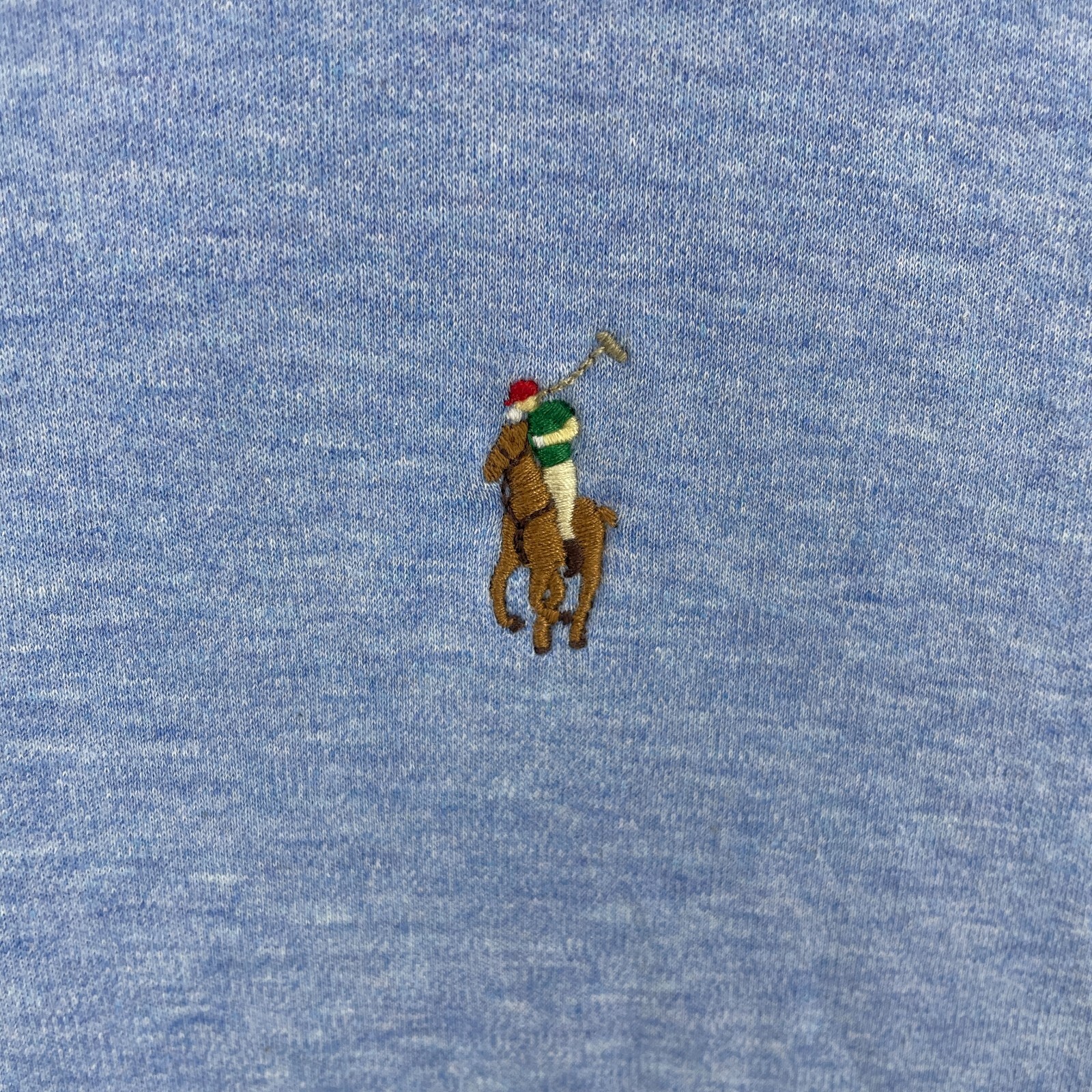 PONY Polo Ralph Lauren Camicia Uomo 3XLT Alta Pima Soft Touch Carne Cavallo Azzurro