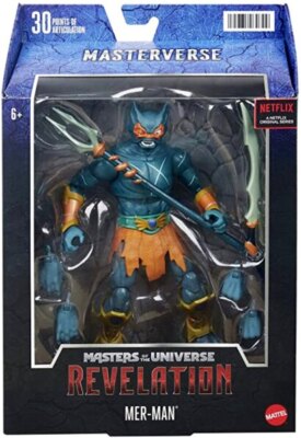 Mattel Masters of the Universe Revelation Mer-Man 18 cm Masterverse EU NEU & OVP