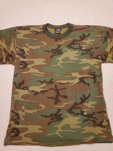 shirt Camo Blank Single Stitch 