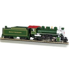 NEW Bachmann Southern Green Steam Locomotive with Smoke & Tender HO Scale