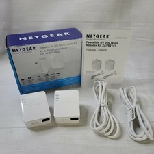 Netgear Powerline AV 200 Nano ADAPTER KIT 200 Mbps Adapter XAVB2101 SEE PICTURE