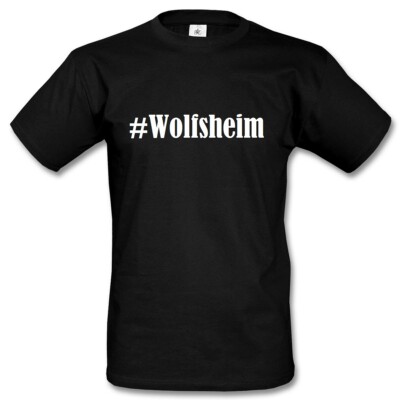 T-Shirt #Wolfsheim Hashtag Raute für Damen Herren und Kinder