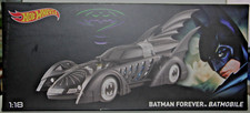 MATTEL HOT WHEELS 1:18 BATMAN FOREVER BATMOBILE ORIGINAL BOX ART BLY43