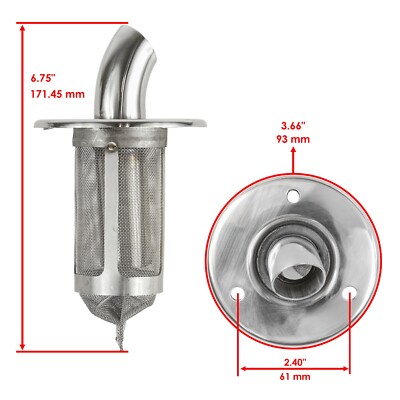 Exhaust Muffler Spark Arrester Outlet for Yamaha Grizzly 660
