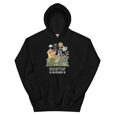 Rooftop Garden Object Place Item Urban Hoodie