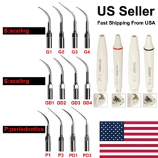 Dental Ultrasonic Scaler Handpiece Perio Scaling Tips fit EMS Woodpecker DTE tip