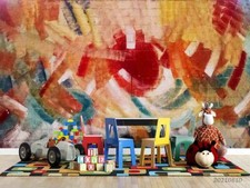 3D Brick Abstract Graffiti Wallpaper Wall Mural Removable Self-adhesive 199